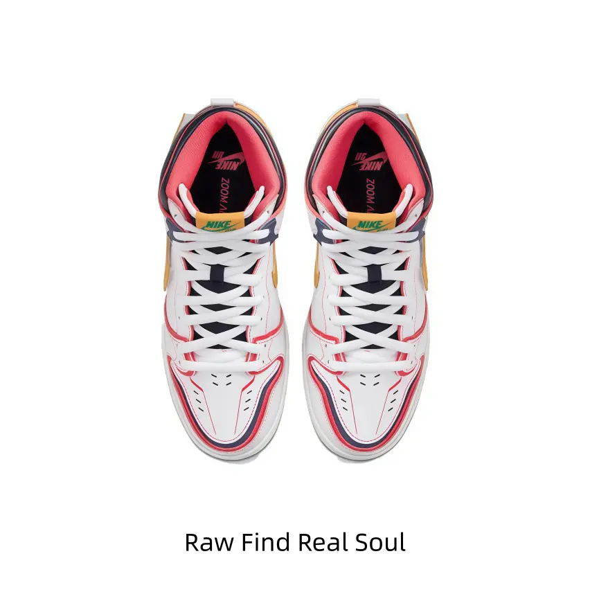 Unique Pop Culture Cartoon Contrast High Top Skate Sneakers Bold Red Stitching Detail Soft Cushion Insole All Season Street Casual Walking Shoes