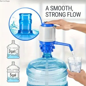 Self-Priming Water Pump for Bottled Water, Manual and Automatic Household Water Dispenser, Easy-to-Use Mineral Water Pump, Fits Standard Bottles, Ideal for Home, Kitchen, Office, and Drinking Water Use