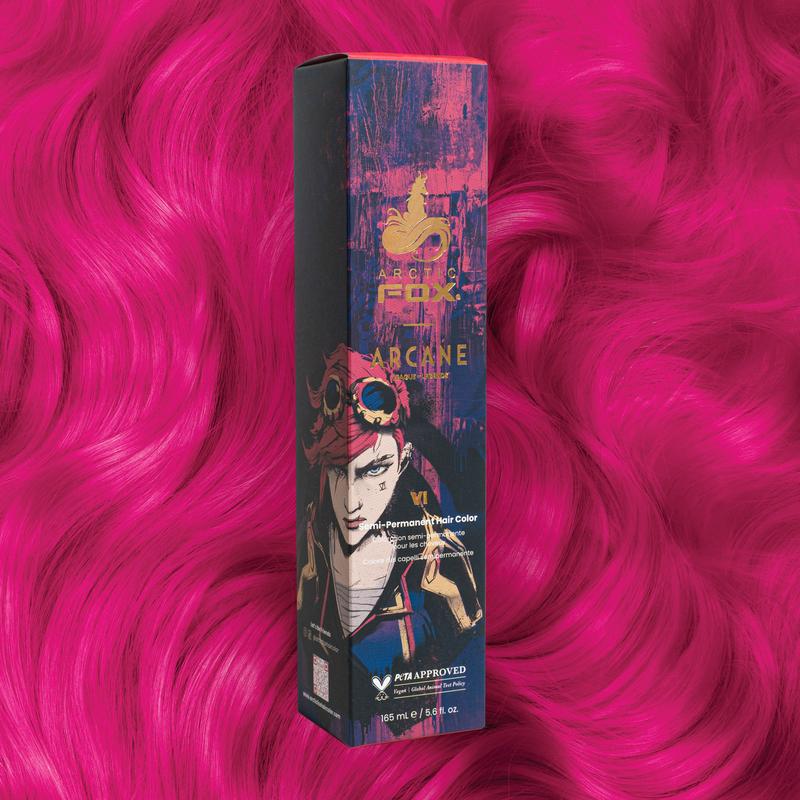 Arctic Fox x Arcane League of Legends Vegan and Cruelty Free Semi Permanent Hair Color Dye 5.6 fl oz