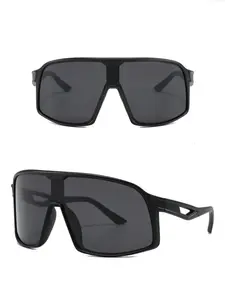 Square Frame Men's Sunglasses, Outdoor Sports Protective Glasses, Women's Cycling Sunglasses, All Seasons Casual Style