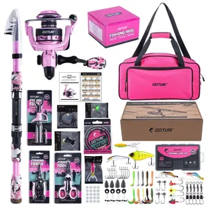 Nova Elite Series Pink Fishing Kit – Complete Rod, Reel & Tackle Set for Women