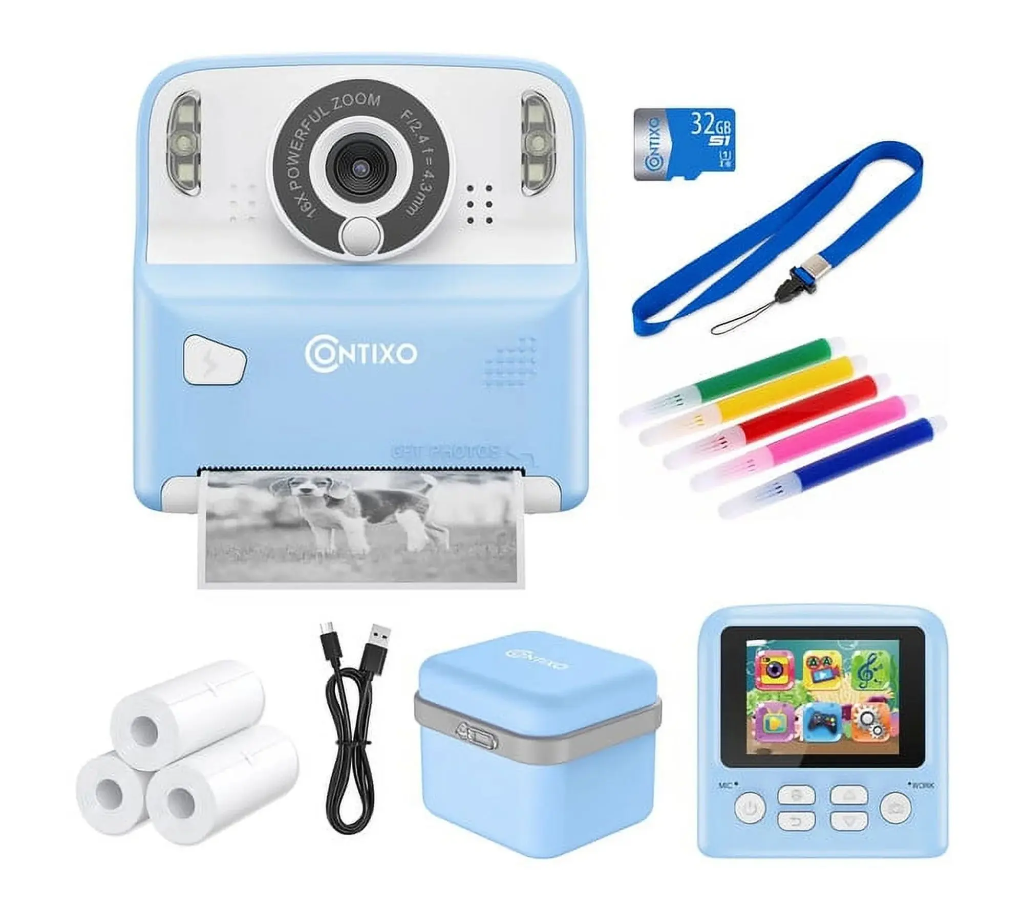Contixo KC2 Instant Print Kids Camera 1080P Contixo KC2 Instant Print Kids Camera 1080P