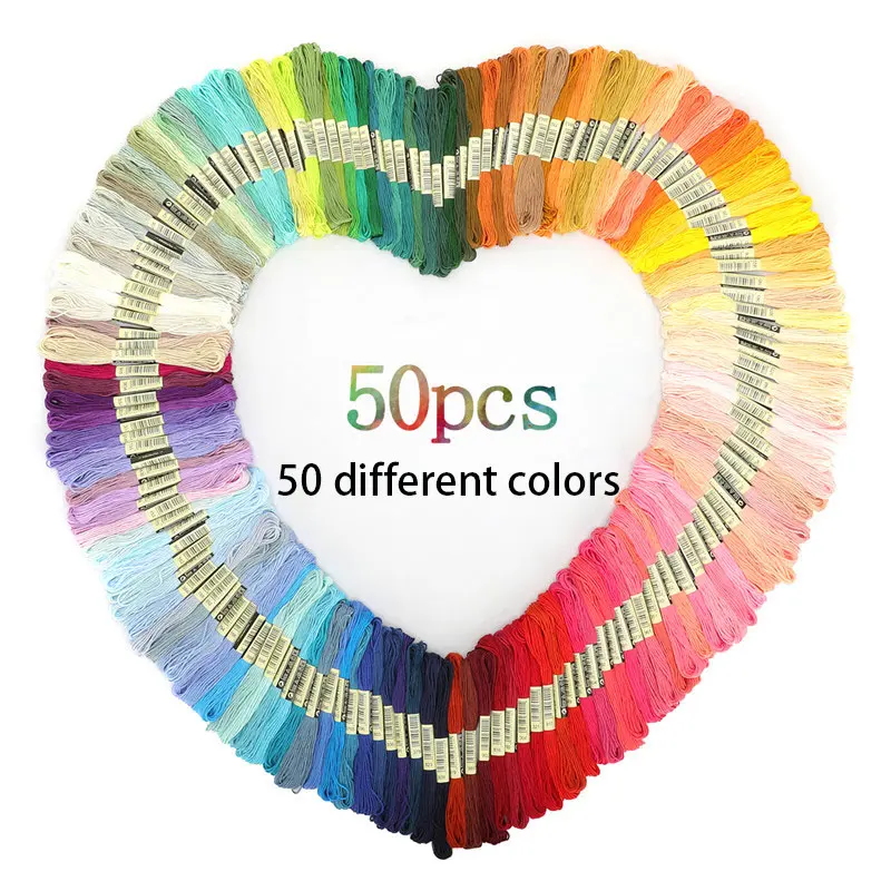 Cross Thread 50 Colors Colors 150 Colors Branch Thread Embroidery Thread