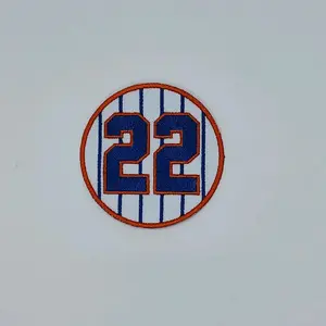 Juan Soto #22 Baseball Mets Embroidered Iron-on Round Patch - 2.5"