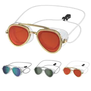 Stylish Retro Adult Swim Goggles - Anti-Fog No Leaking, Ideal for Summer Swimming Stylish Retro Adult Swim Goggles - Anti-Fog No Leaking, Ideal for Summer Swimming