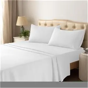 212 MAIN HC1001WT Microfiber Twin Size Bed Sheet Set - Cloud-Like Soft Touch, White, 4-Piece Reptile & Amphibian Habitat Decoration Accessory, Four-Piece