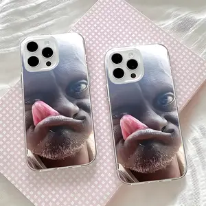 Funny Ugly Man Tease Friends Pattern Protective Phone Case, Compatible with iPhone 17 16e 16 15 14 13 12 11 Pro Max Mini Air XR XS X 7 8 Plus, Tpu Soft Back Cover, Smartphone Protection Protector Cellphone Casing