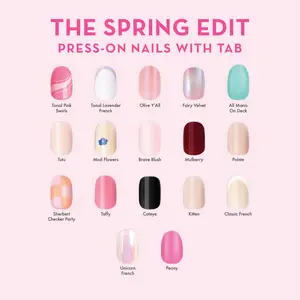 The Spring Edit Press-Ons with Tab