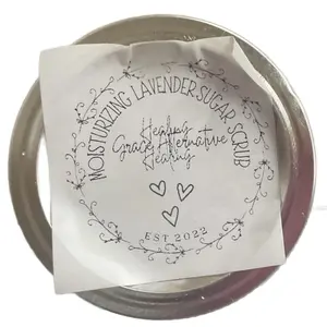 Organic , handmade lavender sugar scrub