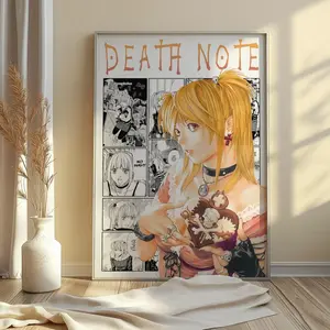 Misa Amane Poster Death Note Matte Character Print Manga Wall Art All Sizes