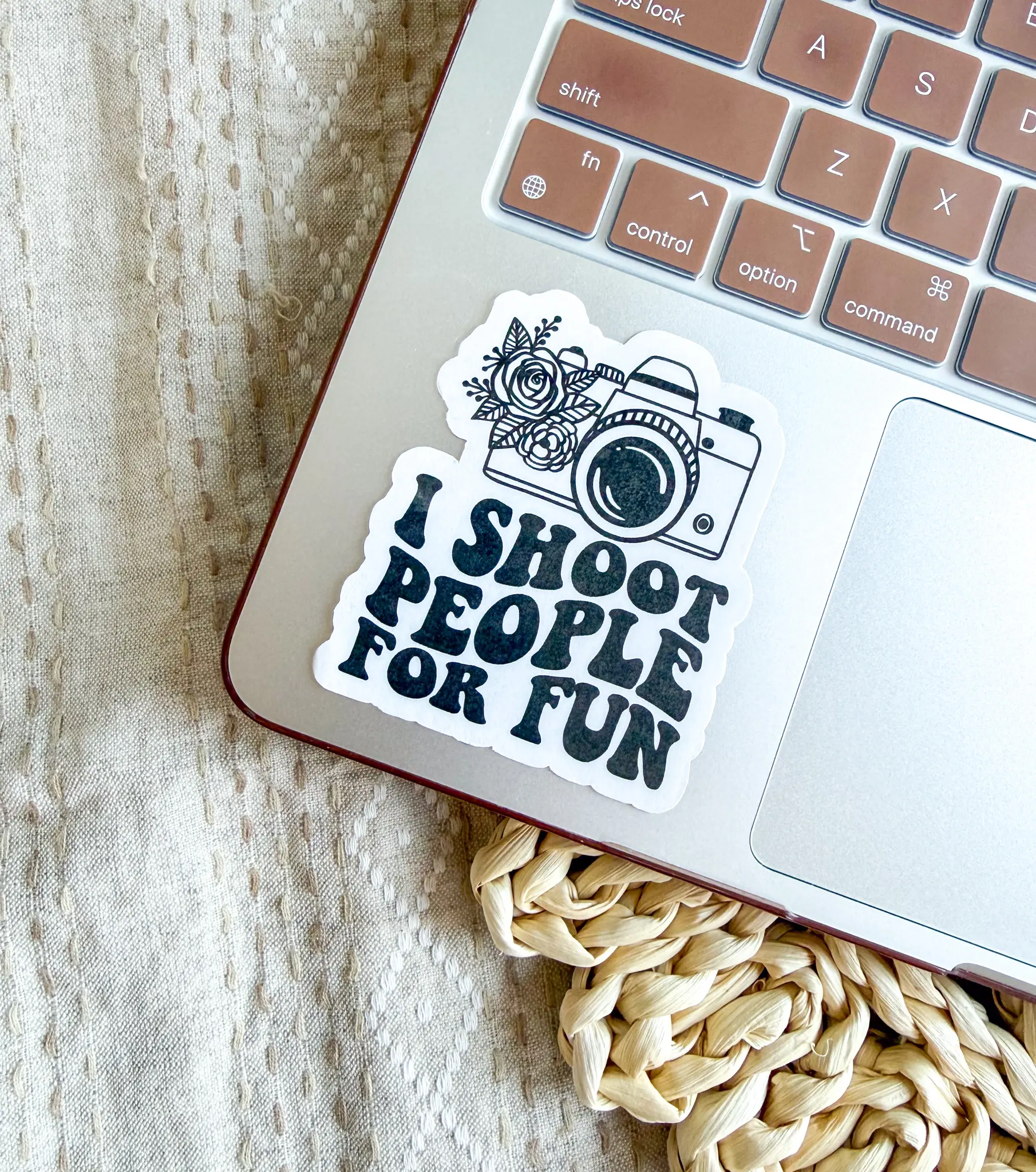 I Shoot People For Fun - Funny Photographer Quote Sticker - Photography Saying - Funny Sticker - Photography Sticker - Photographer Gift
