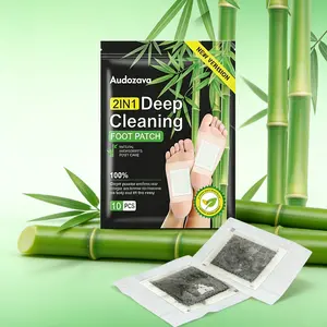 Foot Detox Patches - Natural Deep Cleansing Pads for Stress Relief, Toxin Removal & Better Sleep | 40pcs Herbal Wellness Blend with Ginger, Turmeric & Peppermint | Healthy Self-Care Solution & Perfect Gift Idea
