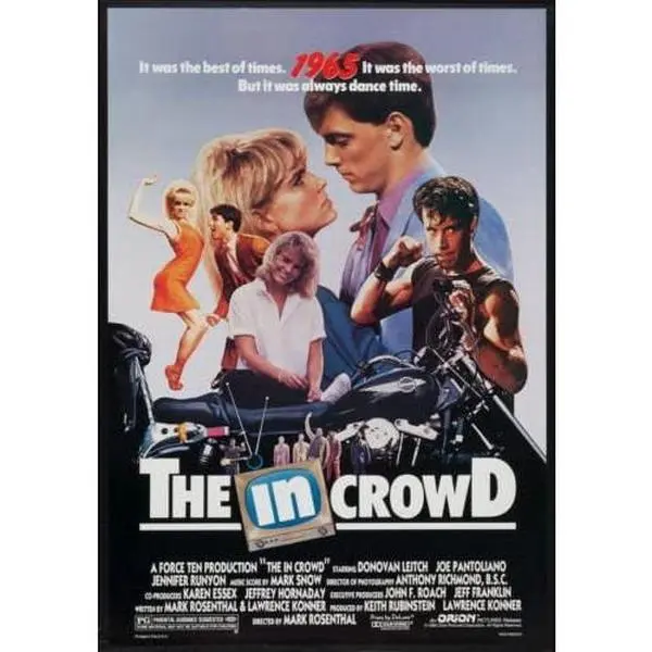 THE IN CROWD 27x40 Original Movie Poster One Sheet 1988 Rolled
