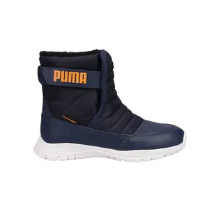 PUMA Kids Boys Nieve Winter Snow  Casual Boots Mid Calf - Blue