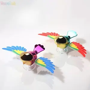 Colorful Rainbow Bird Car Air Freshener, Cute Hanging Scent Diffuser Ornament, Aromatic Car Decor Accessories for Auto Rearview Mirror & Interior Decoration