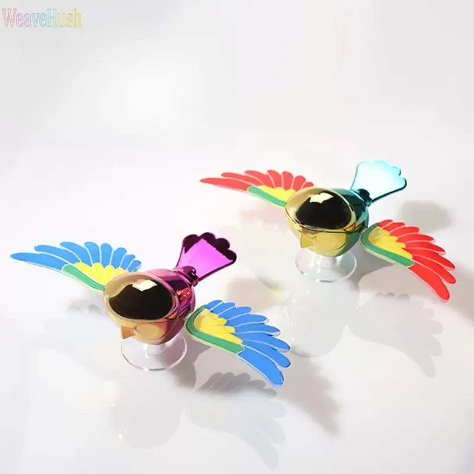 Colorful Rainbow Bird Freshener - Cute Hanging Scent Diffuser Ornament, Car Interior Diffusers, Car Accessories, Auto Rearview Mirror Accessory, Indoor Decoration Item, Cars Accessories