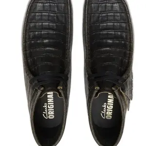 Original Clark’s black crocodile boots