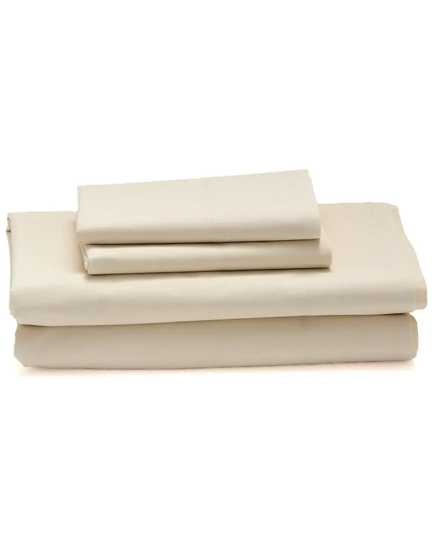 Cuddledown Katahdin Undyed Organic Percale Sheet Set Cuddledown Katahdin Undyed Organic Percale Sheet Set
