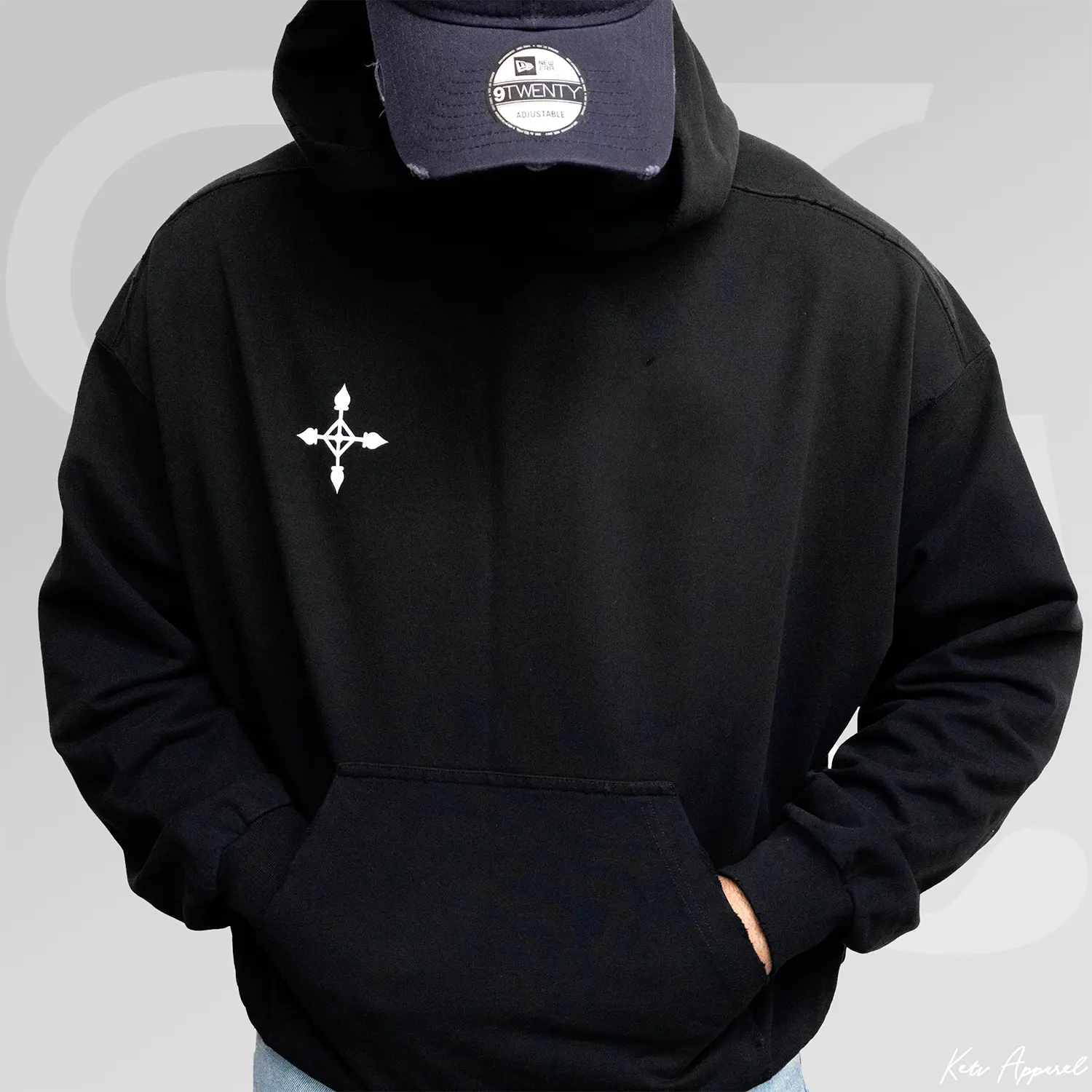 KETI APPAREL Men's Regular-Loose Indoor Hoodie Sweatshirt, Stylish Aesthetic Hunter x Hunter Chrollo Anime Cotton-Polyester Streetwear Casual Menswear