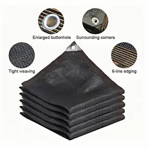 SummerVibes 10'x13' Heavy Duty Outdoor Adjustable Shade Sunshade - 95% Blackout, Waterproof Mesh Fabric, Durable, Easy Installation, for Patio & Lawn Canopies