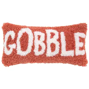 C&F Home Gobble Hooked Pillow