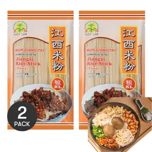 Bamboo Garden Jiangxi Rice Stick Thick 300g Pack of 2 Chinese Meal Asian Veggie Bowl Grain Spicy Vermicelli de Riz
