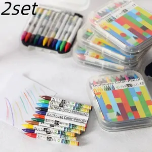 Mini Wax Stick Set for Toy House, Writeable Blue & Colors, Perfect for 1/12 Scale Fashion Dolls, DIY Art Supplies
