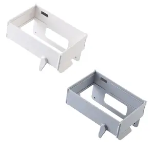 Foldable Trash Bag Holder Hanging Trash Holder Wall Mounted Multifunctional Garbage Bag Holder Frame for Bathroom Kitchen