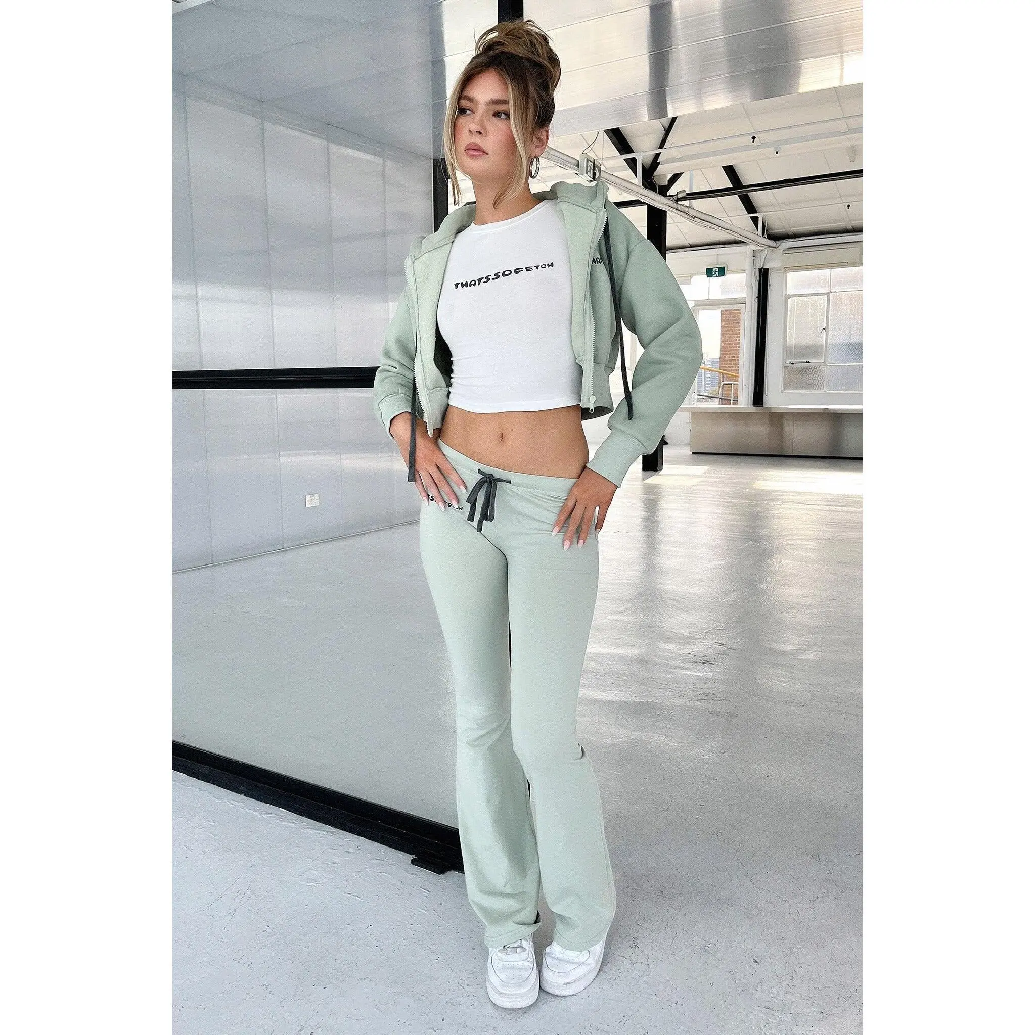 Bamba Low Rise Pants - Sage