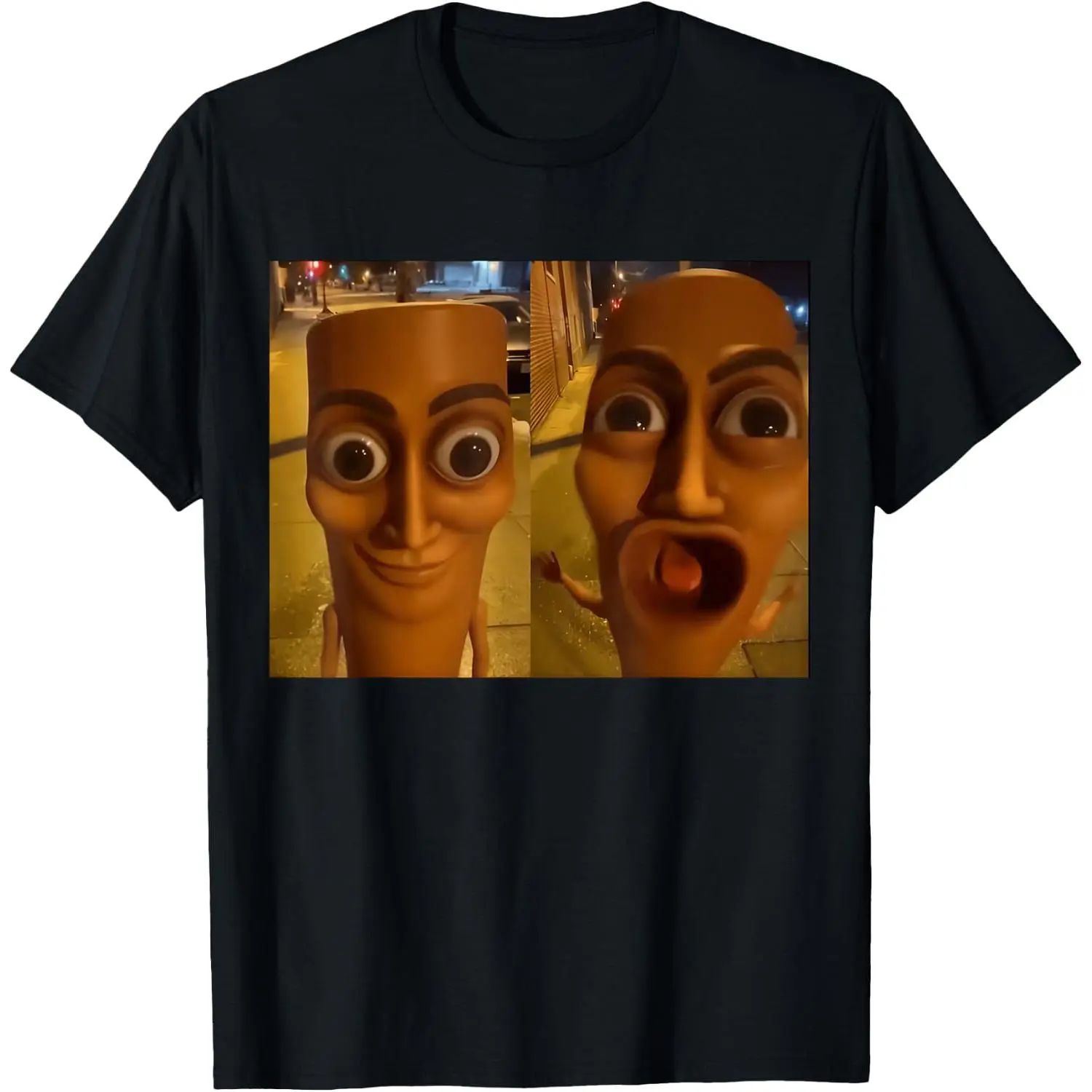 100%cotton Tung Tung Tung Sahur Triple T Unhinged Meme Brainrot Funny T-Shirt