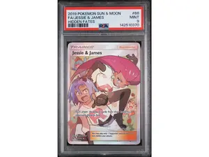 2019 Pokemon Sun and Moon Hidden Fates James/Jessie #68 PSA 9
