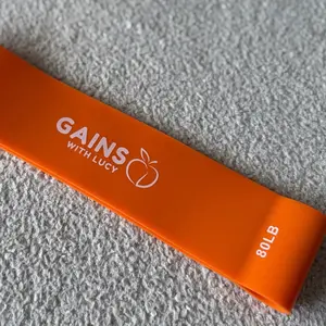 Short Multi-Use Resistance Band 15LB-80LB for Home Workouts and Gym Training