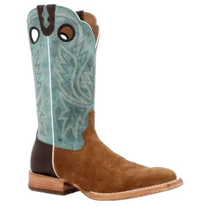 Durango Men's Shrunken Bullhide Leather Square Toe Western Boots DDB0467
