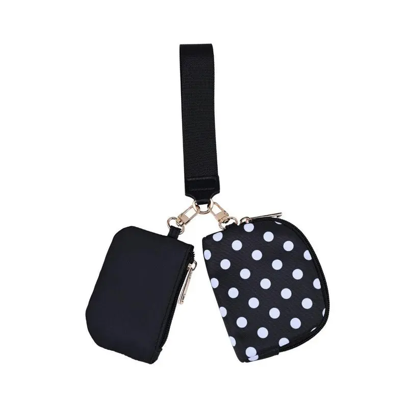 Polka Dot Wrist Wallet