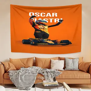 Oscar Piastri connection  Tapestry, Exquisite Patterns, Soft Fabrics, Perfect for Sofa or Bed Decoration, Comfortable Home Decoration, Bohemian Home Decoration