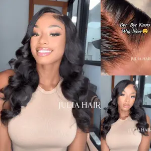 Julia Hair Body Wave Pre Cut Lace 7x5 Byebye-Knots Human Hair Wig