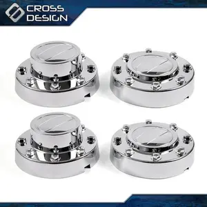 CROSSDESIGN Fit For 2011-2016 DODGE RAM 3500 1-TON DUALLY ALCOA ALLOY Wheel Center Caps