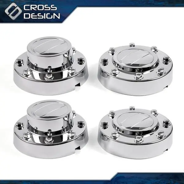 CROSSDESIGN Fit For 2011-2016 DODGE RAM 3500 1-TON DUALLY ALCOA ALLOY Wheel Center Caps