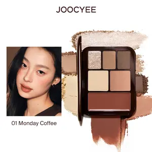 JOOCYEE Lookbook Multi Palette, All In One Makeup Palette, Blush Lip & Eyeshadow Palette, Lightweight, Portable, Natural Finish, Easy Blend, Clean Formula, Summervibes, Travel Makeup, Daily Makeup,Summerwins