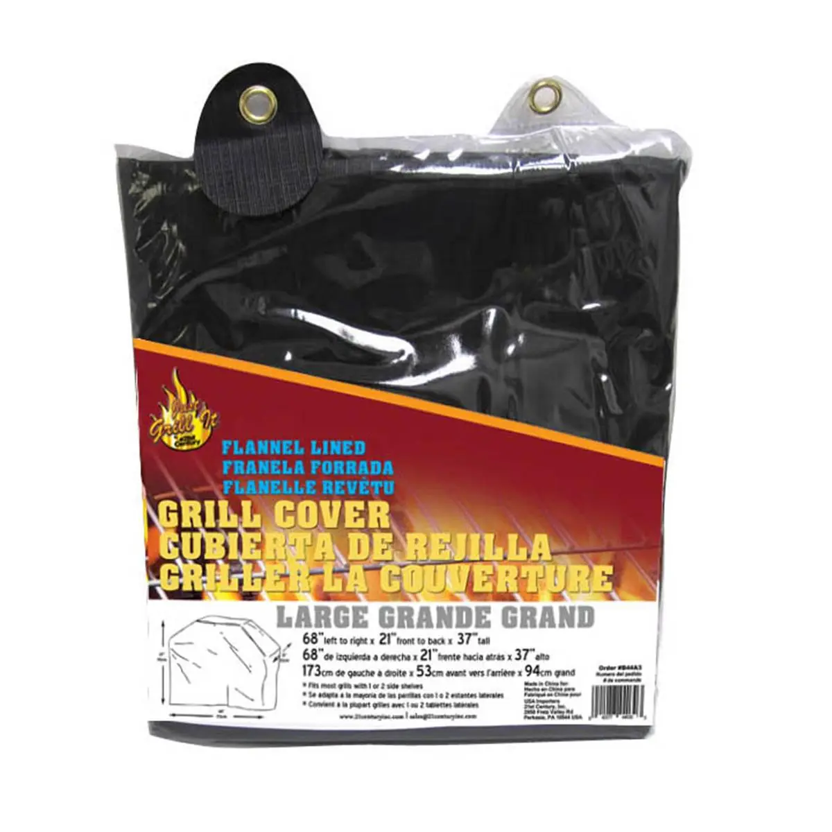 21 Century B44A3 Flanel Backed Grill Cover - Large
