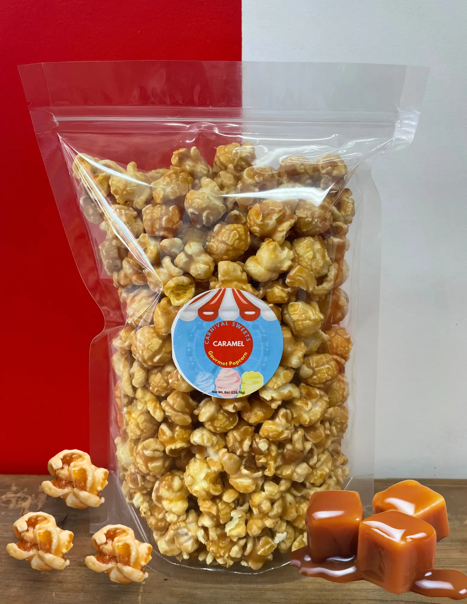 Gourmet Caramel Popcorn (Small Bag, 8oz) Gourmet Caramel Popcorn (Small Bag, 8oz)