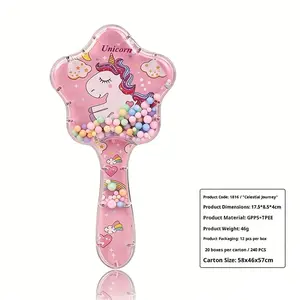 Cartoon Comb, Detangle Knots, Massage Comb, Pain-Free Grooming & Cleaning, Cute Plastic Hairbrush, Easy to Carry, Anti Tangle Brush, Hair Care Comb