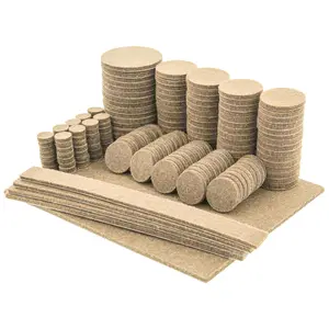 7Penn Felt Furniture Pads for Hardwood Floors Felt Pads for Chair - Tan 181pc