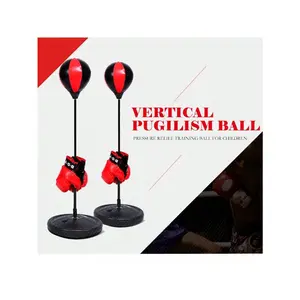 Adjustable Height Punch Ball Bag Speed ​ ​ Boxing Sports Suit Fighting Game With Gloves