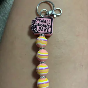 Small business babe keychain