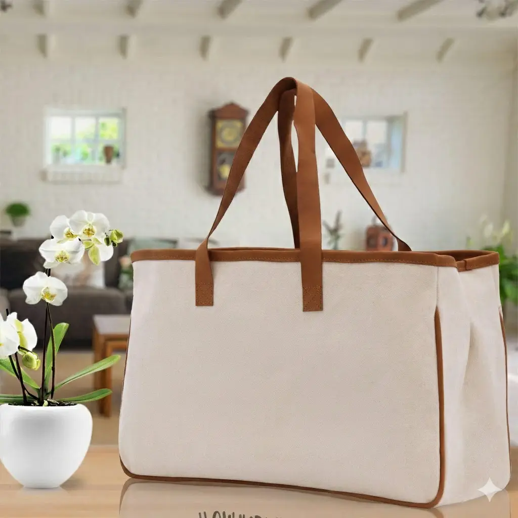 Wide Leather Handle Tote Bag Personalized Date Wedding Tote Bridal Shower Gift Honeymoon Gift Customized Wedding Gift Bridesmaid Gift Custom Name Cotton Canvas Tote Bag Personalized Bridal Shower Gift Honeymoon Gift Customize Wedding Gift Bridesmaid Gift