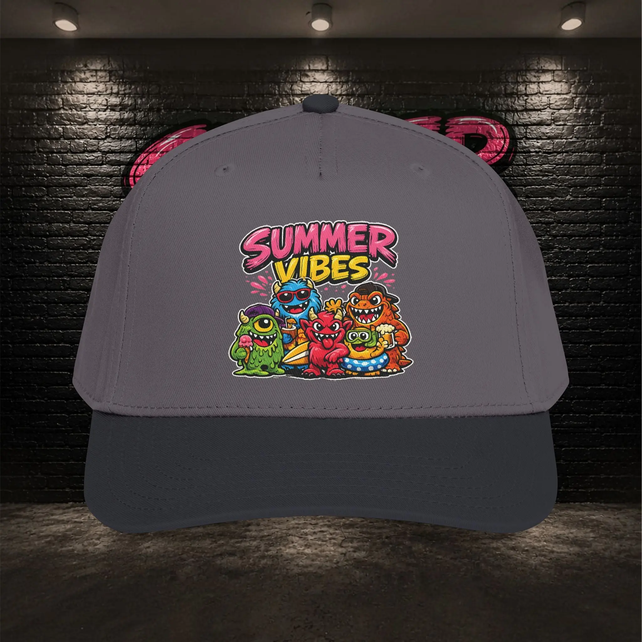 Summer Vibe Monster Gang(Mid Profile Baseball Cap)
