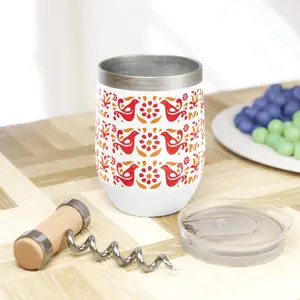Pyrex Circle Of Friendship Tumbler Wine Cup for Relaxing Evenings, Perfect Gift for Wine Lovers, Outdoor Adventures, & Celebrations