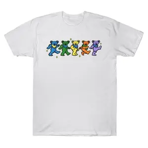 Oversized Retro Grateful Dead dancing bears Graphic T-Shirt Streetwear Holiday Wear y2k cotton fashion Streetwear Lover Gift Top Trending