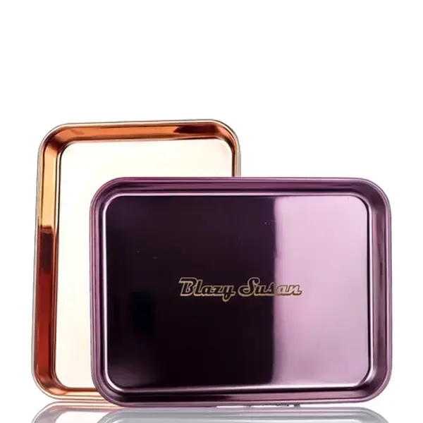 Blazy Susan Stainless Steel Metal Tray | 7″ x 9.25″ | Durable and Built to Last